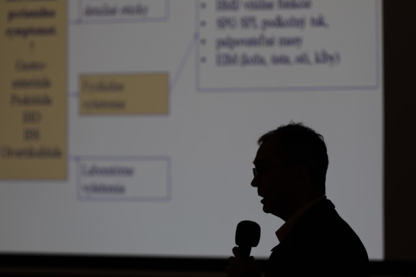business event photography - speaker on conference