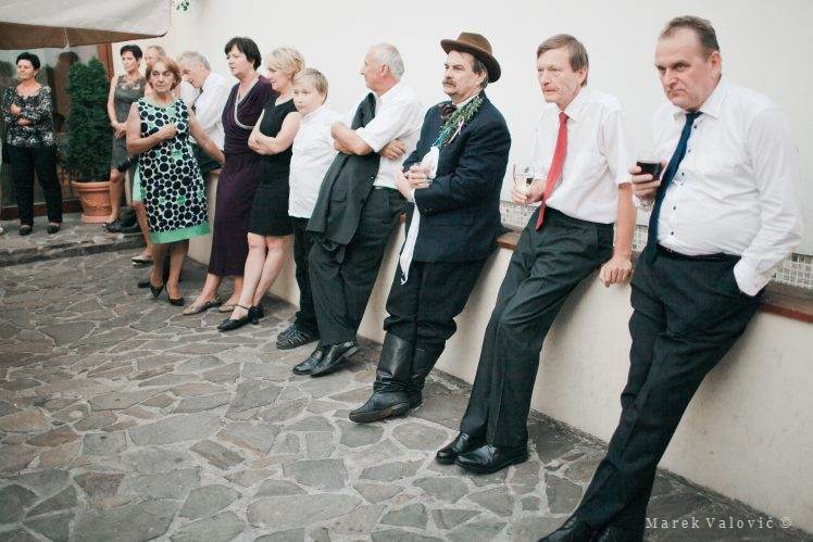 guests waiting on wedding