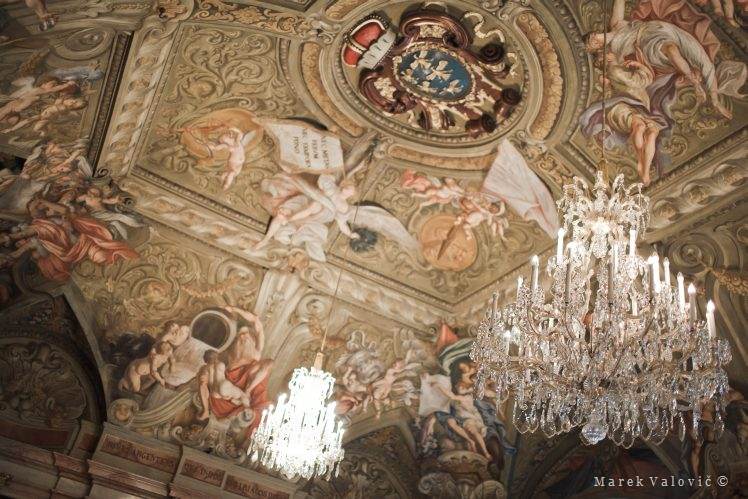 ceiling on Palais Niederoesterreich
