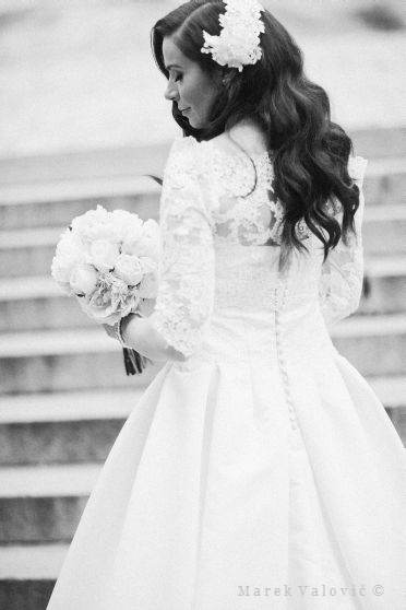 black and white wedding portrait - perfect Bride
