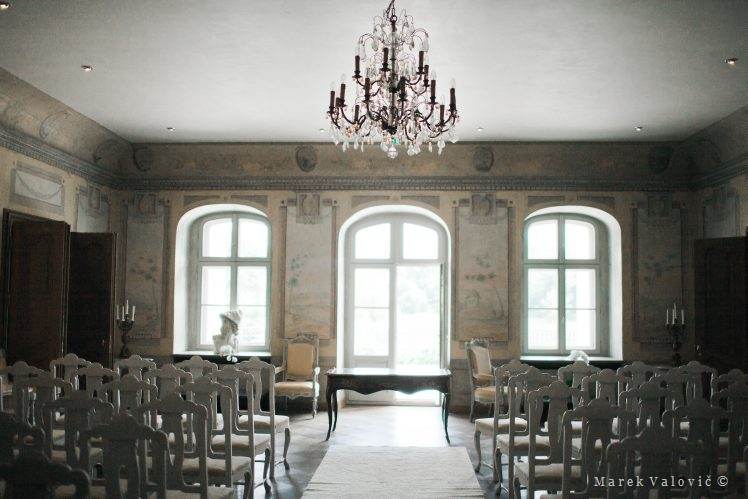 wedding Chateau Bela Slovakia interior